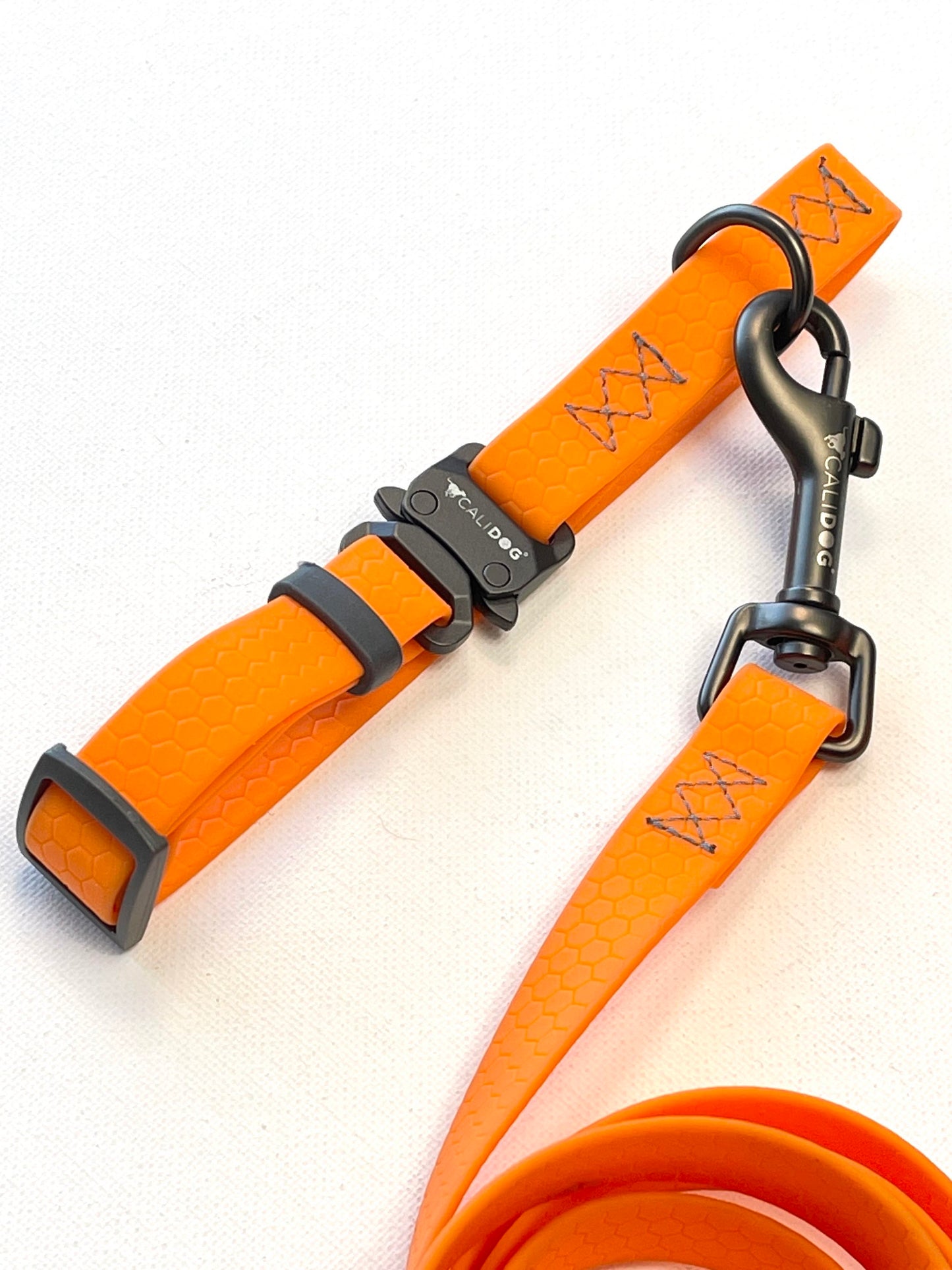 Orange Waterproof Dog Collar