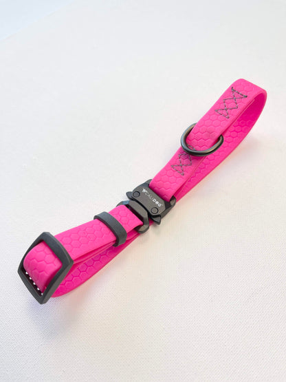 Pink Waterproof Dog Collar