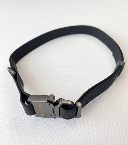 Black Waterproof Dog Collar