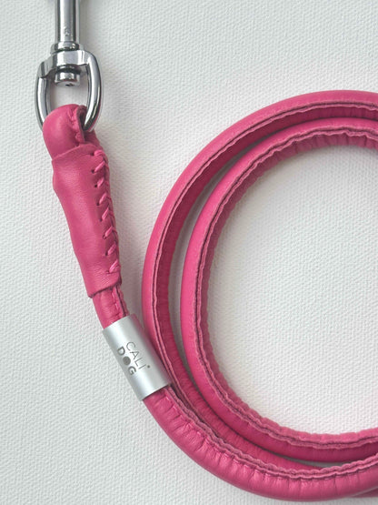 Pink Rolled Dog Leash