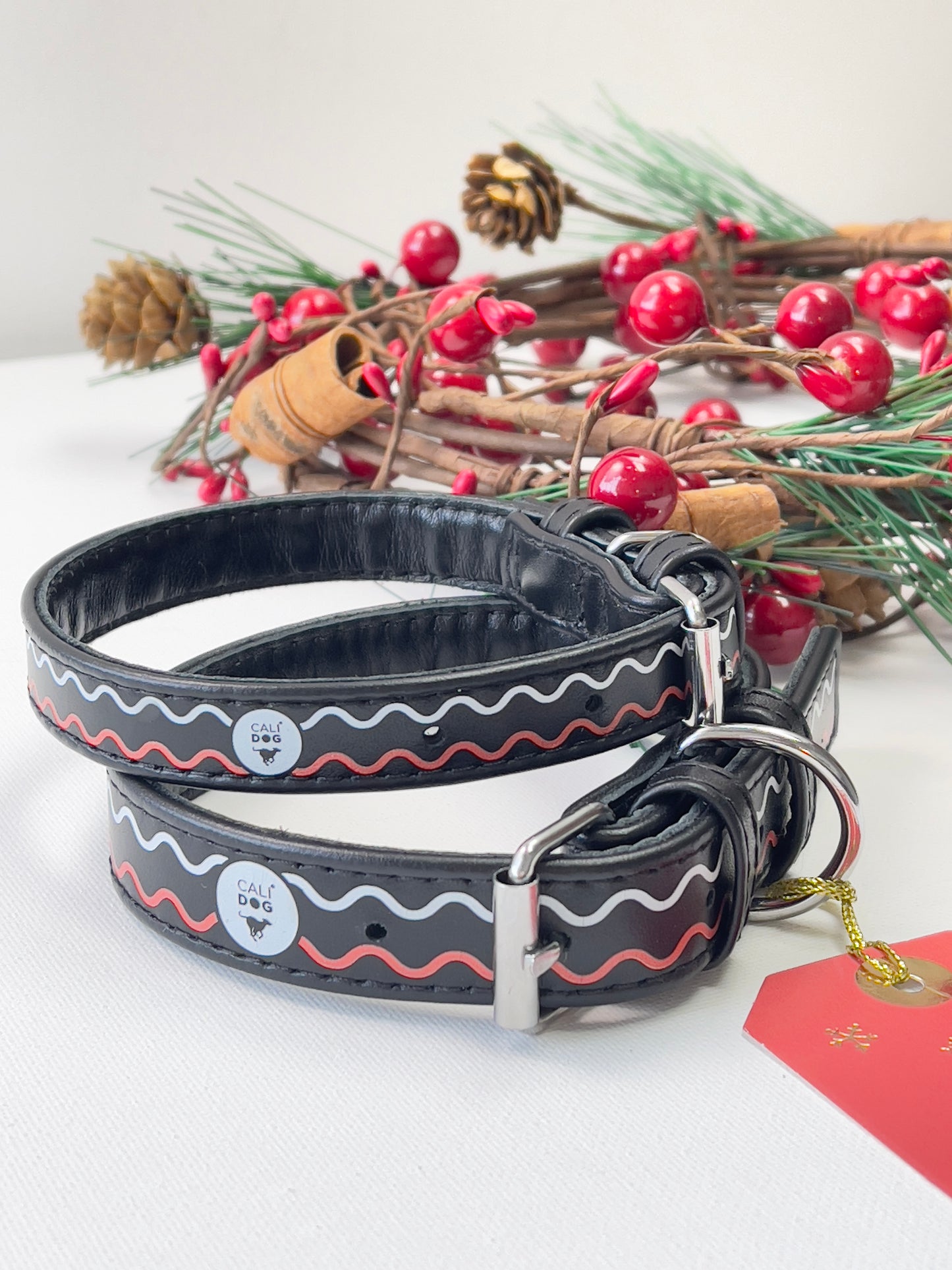 Black Dog Collar CALI