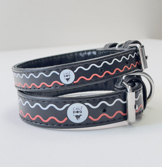 Black Dog Collar CALI