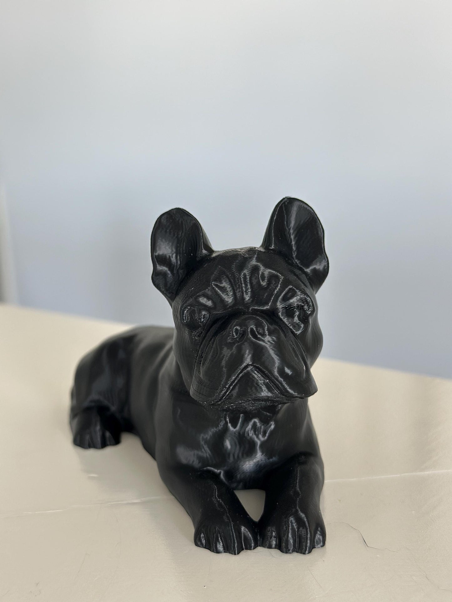 3D Printed French Bulldog Figurine