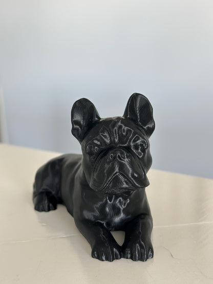3D Printed French Bulldog Figurine