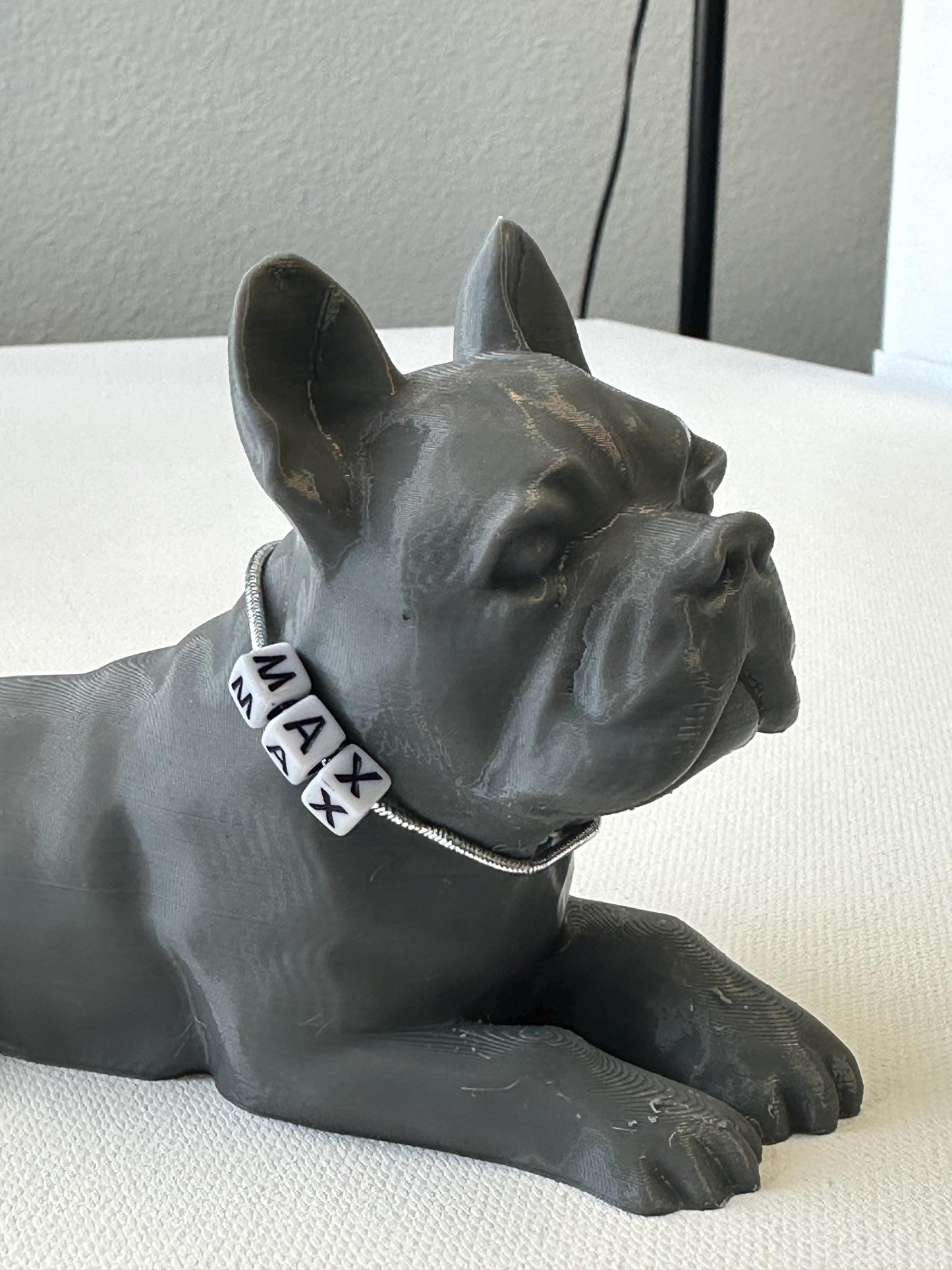 3D Printed French Bulldog Figurine